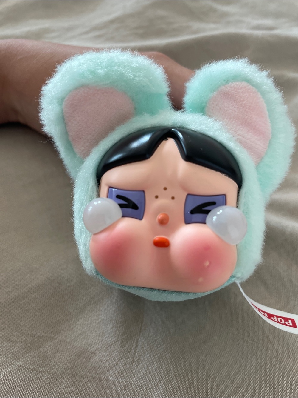 Plush Mint Green Crybaby popmart